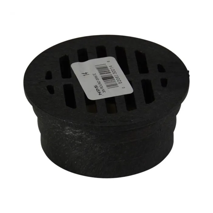 NDS 14 - 3" Round Grate, Black