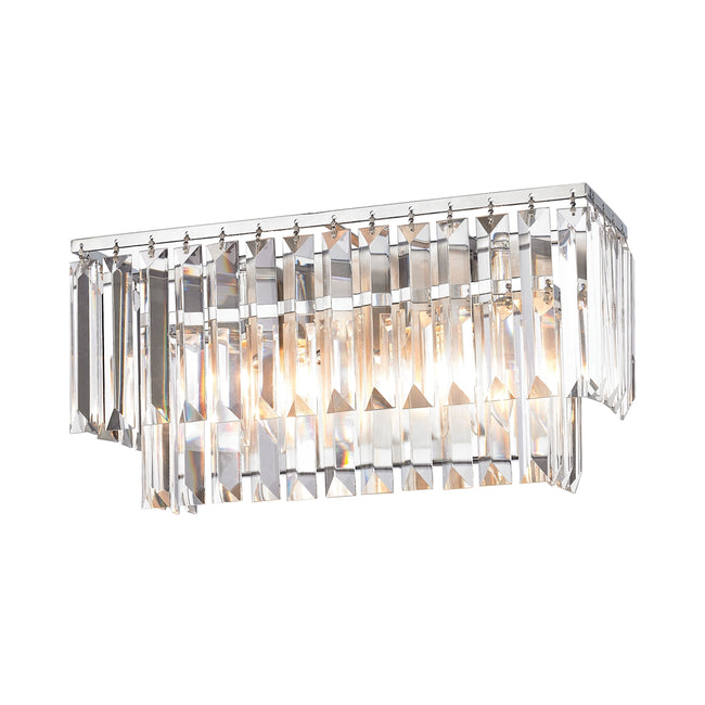 ELK Lighting 15211/2 - Palacial 15" Wide 2-Light Vanity Light in Polished Chrome with Clear Crystal