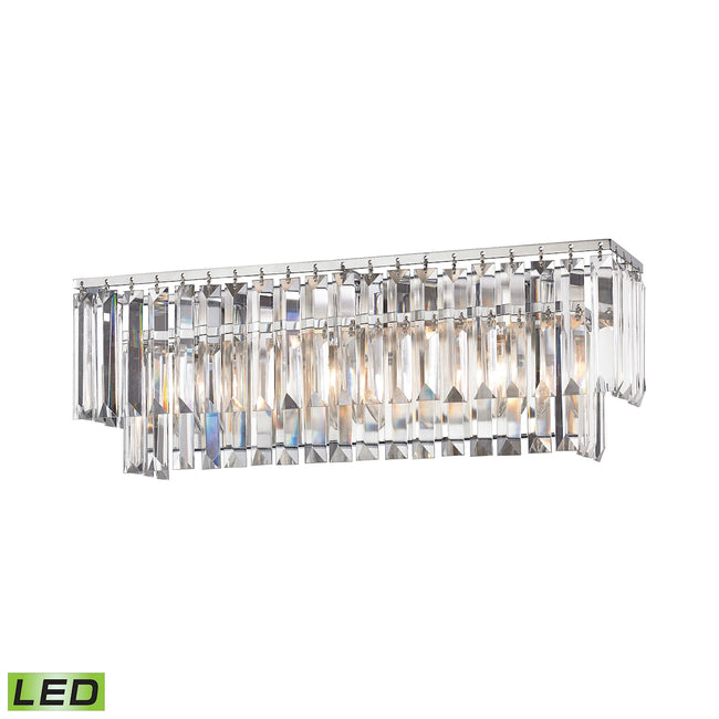 ELK Lighting 15212/3-LED - Palacial 21" Wide 3-Light Vanity Light in Polished Chrome with Clear Crys