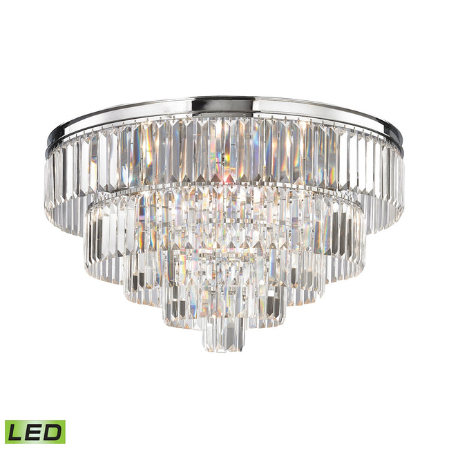 ELK Lighting 15216/6-LED - Palacial 31" Wide 6-Light Chandelier in Polished Chrome with Clear Crysta