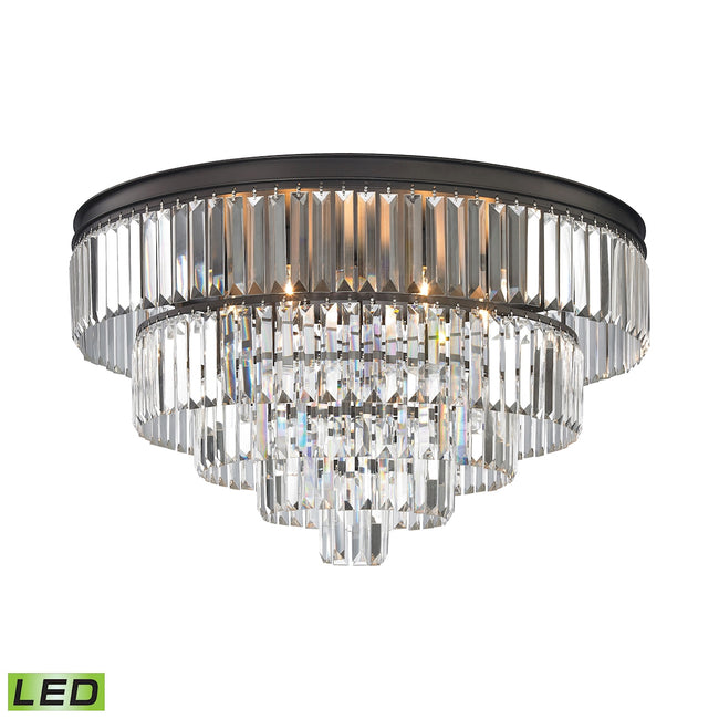ELK Lighting 15226/6-LED - Palacial 31" Wide 6-Light Chandelier in Oil Rubbed Bronze with Clear Crys