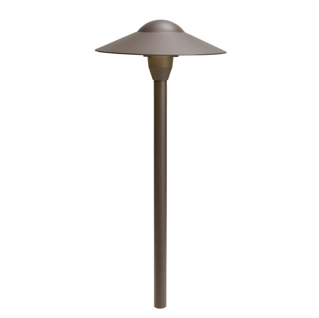 15310AZT - Dome Path Light - 12v, Textured Architectural Bronze