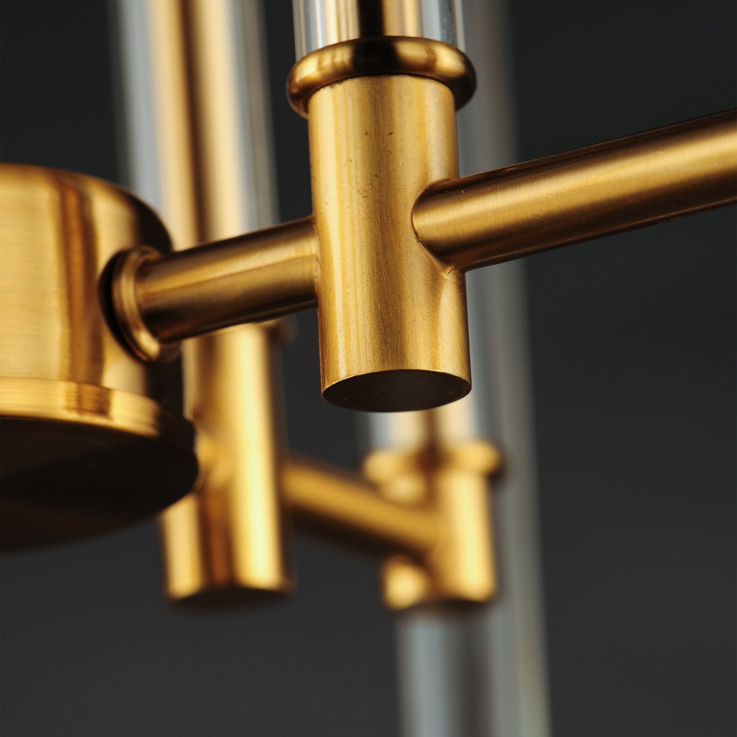 16102CLHR - 8 Light Lucent 21" Pendant - Heritage Brass