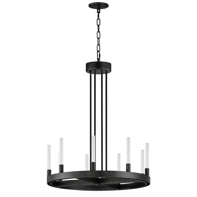 16162CRBK - 9 Light Ovation 24" Chandelier - Black