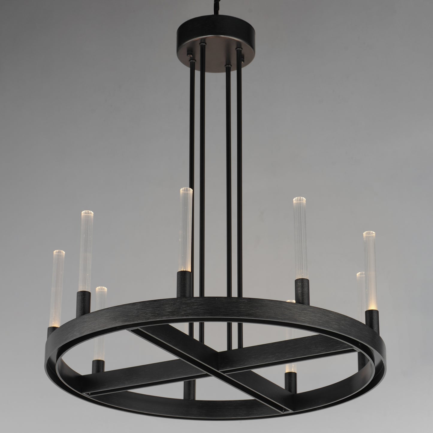 16162CRBK - 9 Light Ovation 24" Chandelier - Black