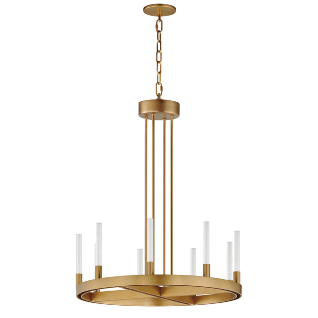 16162CRGLD - 9 Light Ovation 24" Chandelier - Gold