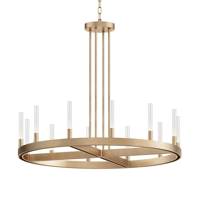 16164CRGLD - 12 Light Ovation 32" Chandelier - Gold
