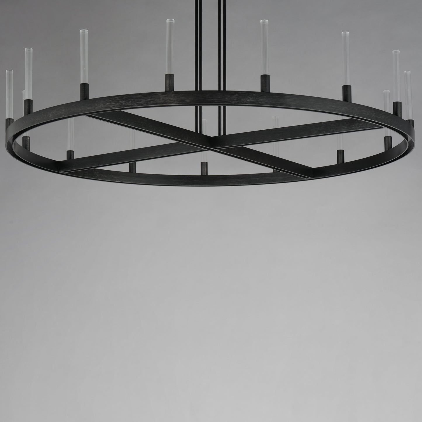 16168CRBK - 15 Light Ovation 47" Chandelier - Black