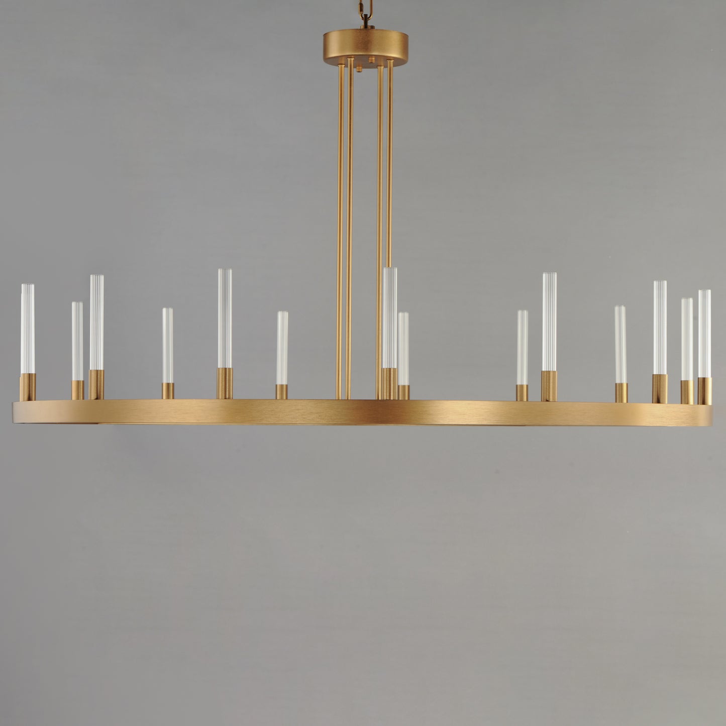 16168CRGLD - 15 Light Ovation 47" Chandelier - Gold