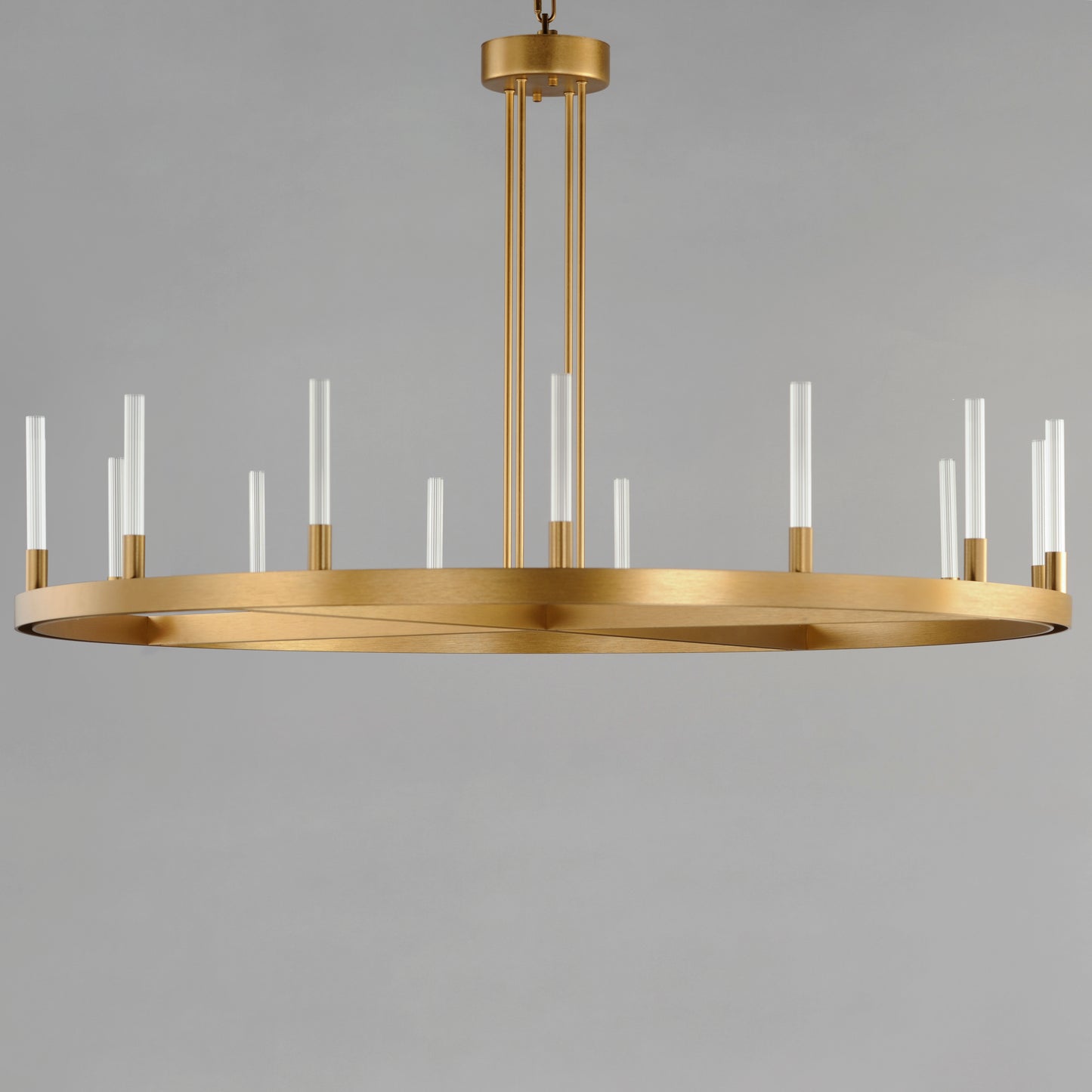 16168CRGLD - 15 Light Ovation 47" Chandelier - Gold