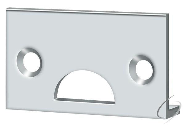 178ASTU26 Angle Strike; Solid Brass; Bright Chrome Finish