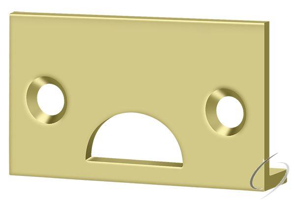 178ASTU3 Angle Strike; Solid Brass; Bright Brass Finish