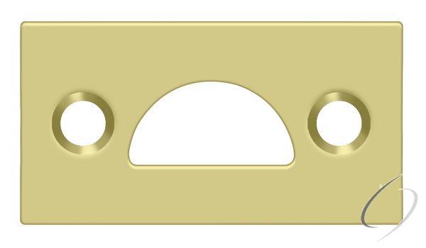 178MSTU3 Mortise Strike; Solid Brass; Bright Brass Finish