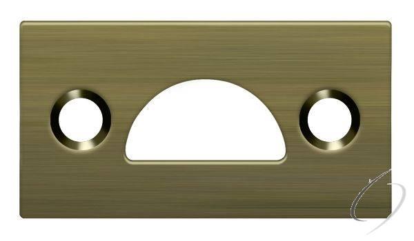 178MSTU5 Mortise Strike; Solid Brass; Antique Brass Finish