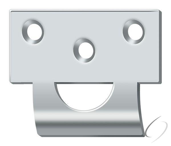 178USTU26 Universal Strike; Solid Brass; Bright Chrome Finish