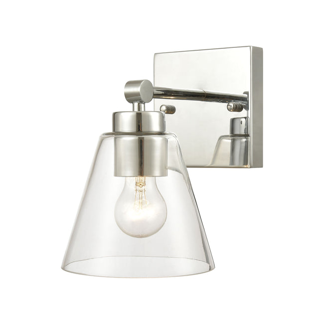 ELK Lighting 18343/1 - East Point 6" Wide 1-Light Vanity Light in Polished Chrome with Clear Glass