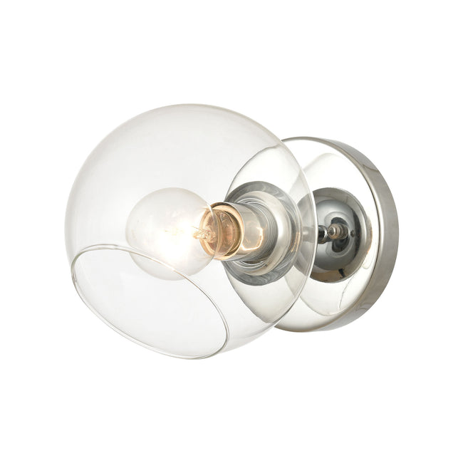 ELK Lighting 18373/1 - Claro 6" Wide 1-Light Vanity Light in Polished Chrome with Clear Glass
