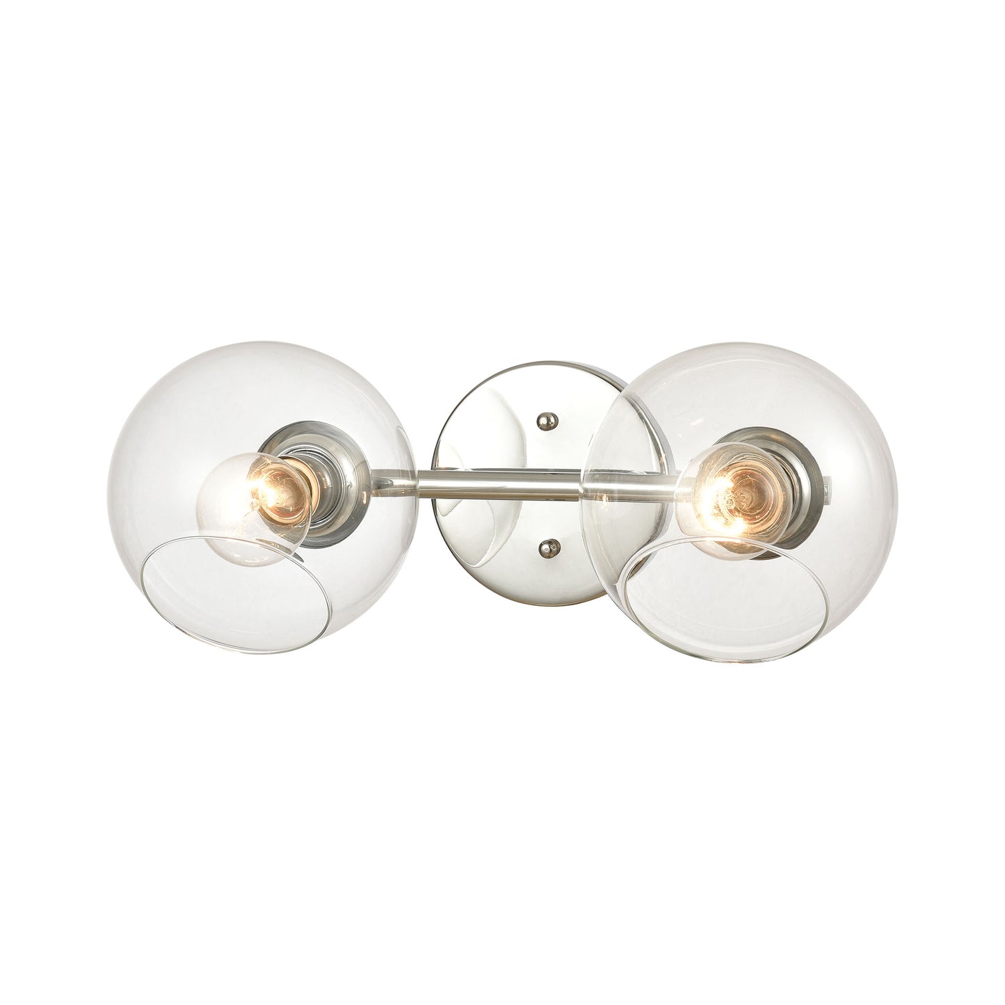 ELK Lighting 18374/2 - Claro 16" Wide 2-Light Vanity Light in Polished Chrome with Clear Glass