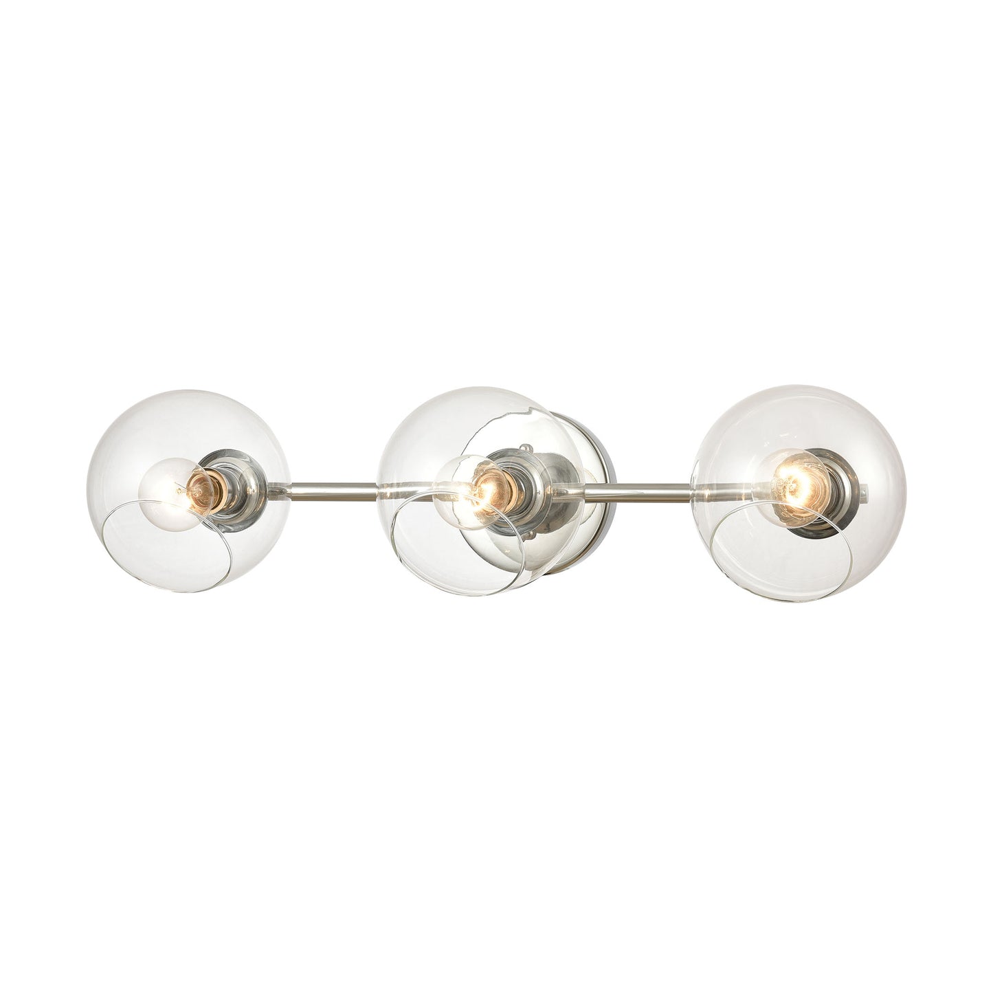 ELK Lighting 18375/3 - Claro 26" Wide 3-Light Vanity Light in Polished Chrome with Clear Glass