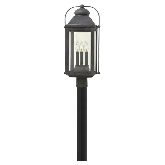 Hinkley 1851 - Anchorage 24" Tall Post or Pier Mount Lantern