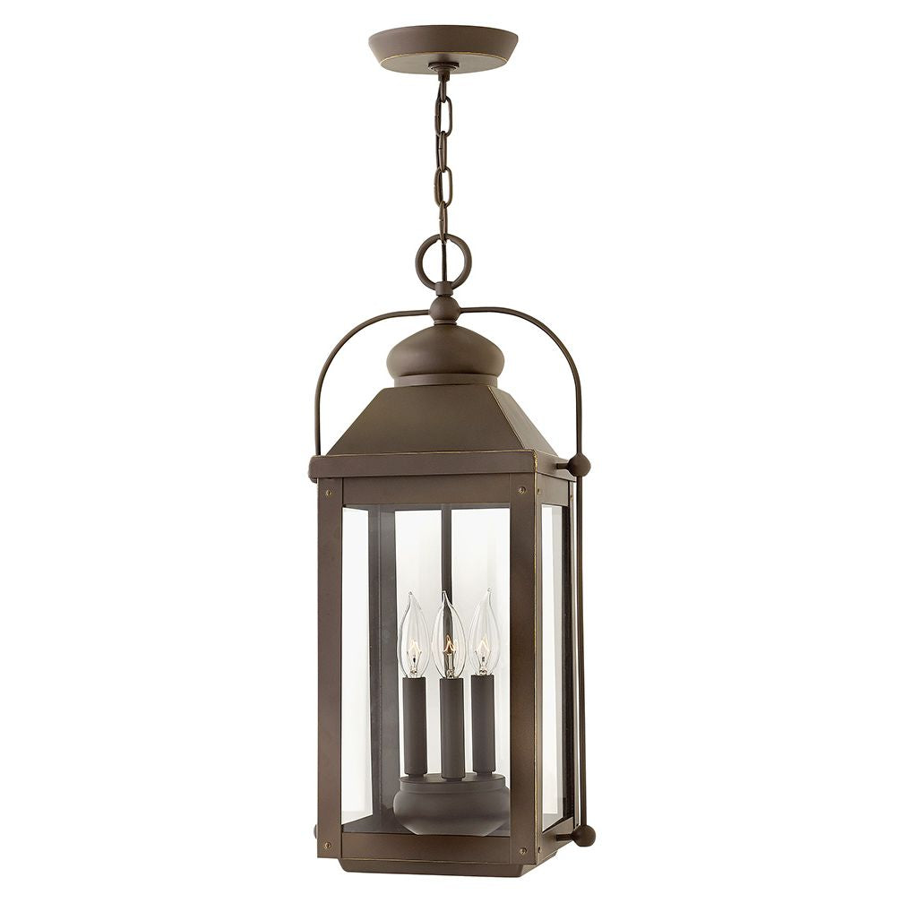 Hinkley 1852 - Anchorage 24" Tall 3 Light Indoor / Outdoor Large Hanging Lantern