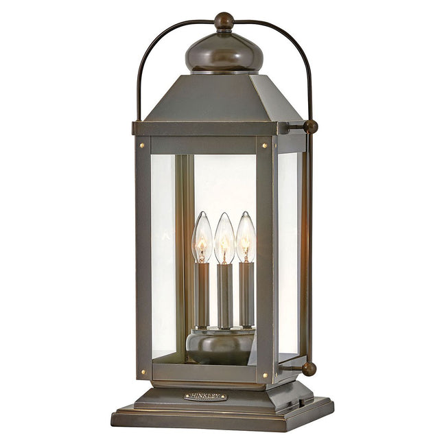 Hinkley 1857-LV - Anchorage 24" Tall Early American Style Pier Mount Lantern, Low Voltage