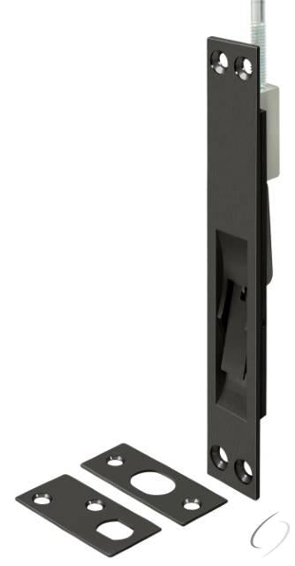 18EFB10B 18" Extension Flush Bolt; Solid Brass; Oil Rubbed Bronze Finish
