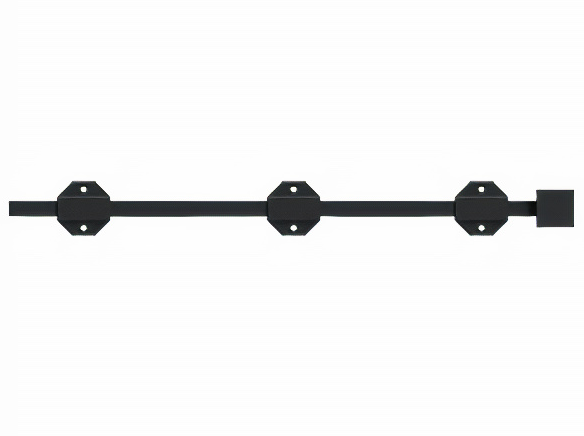 18SBM19 18" Modern Heavy Duty Surface Bolt; Black Finish