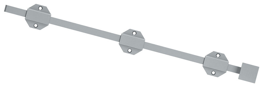 18SBM26D 18" Modern Heavy Duty Surface Bolt; Satin Chrome Finish