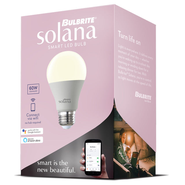 190125 - Wi-Fi Smart Tunable White A19 LED Light Bulb - 9 Watt - 2200K-6500K