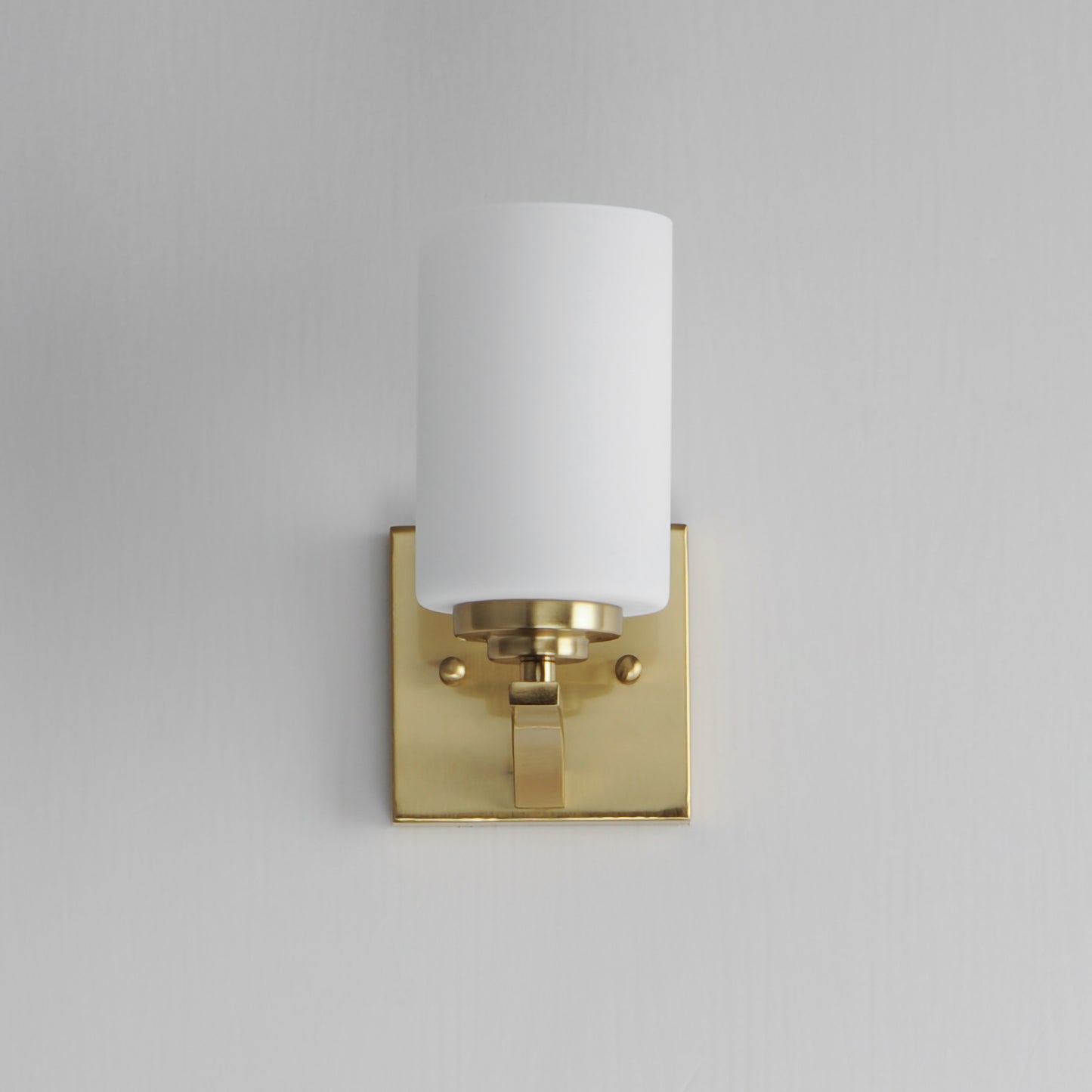 20030SWSBR - 1 Light Deven 4.75" Wall Sconce - Satin Brass