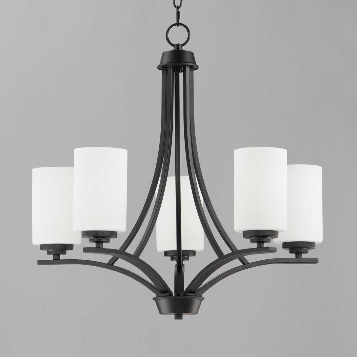 20035SWBK - 5 Light Deven 24" Chandelier - Black
