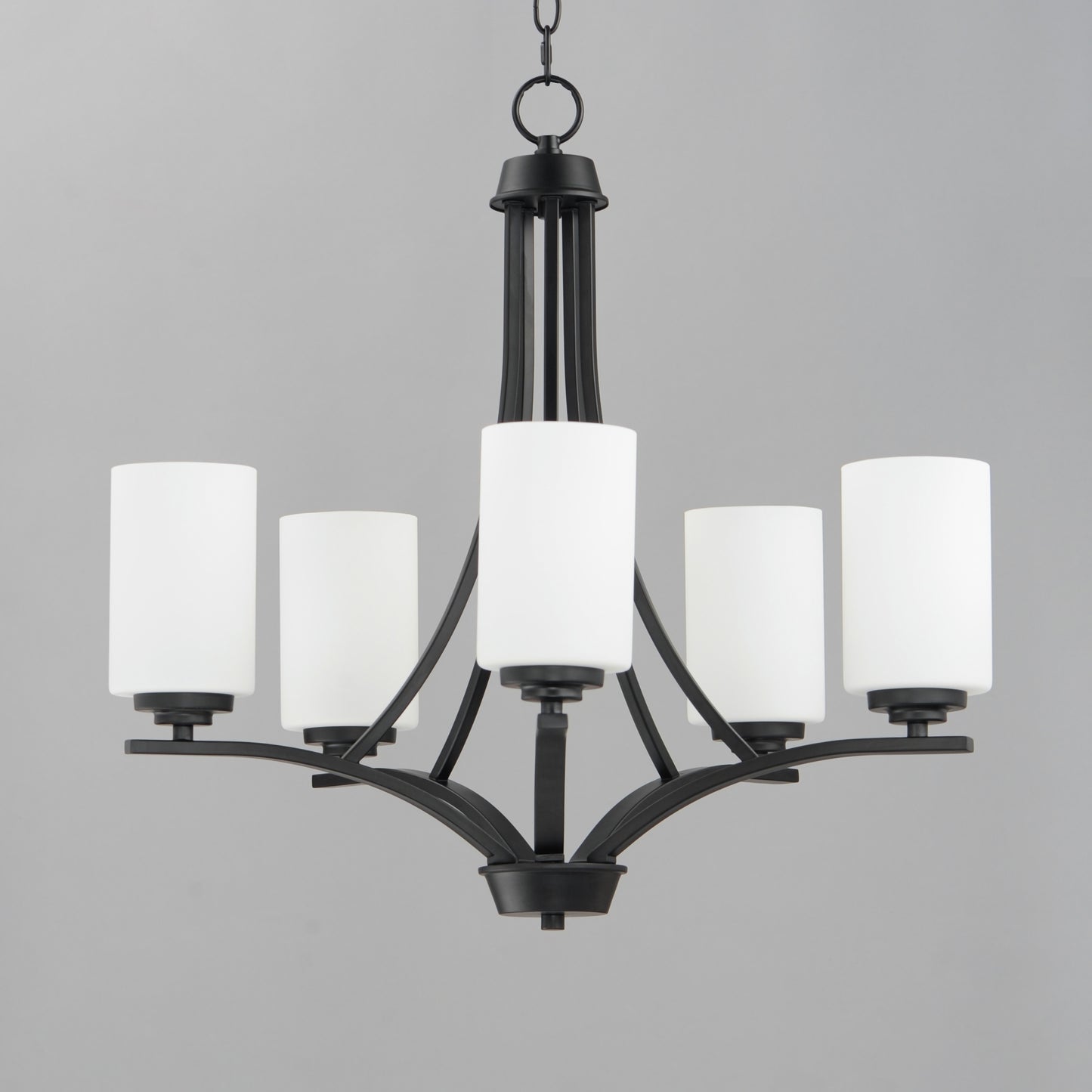 20035SWBK - 5 Light Deven 24" Chandelier - Black