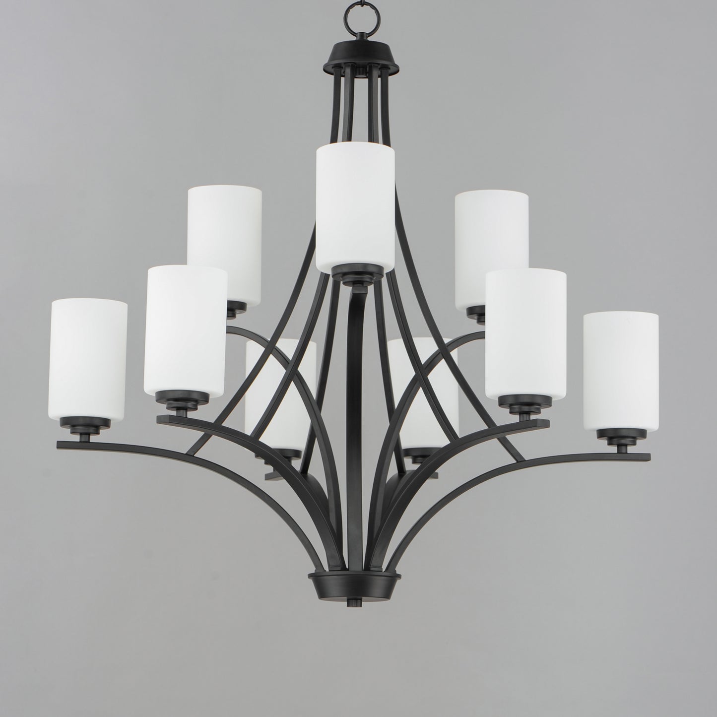 20036SWBK - 9 Light Deven 32" Chandelier - Black