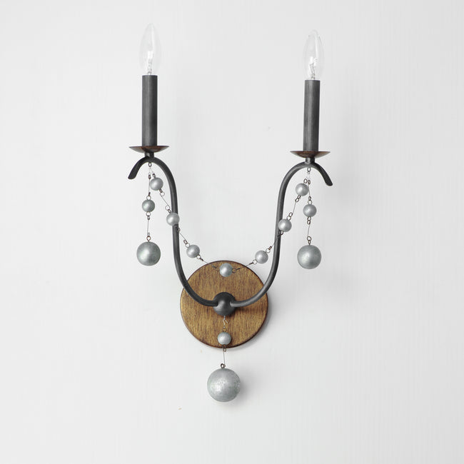 20482GN - 2 Light Formosa 12" Wall Sconce - Golden Noir