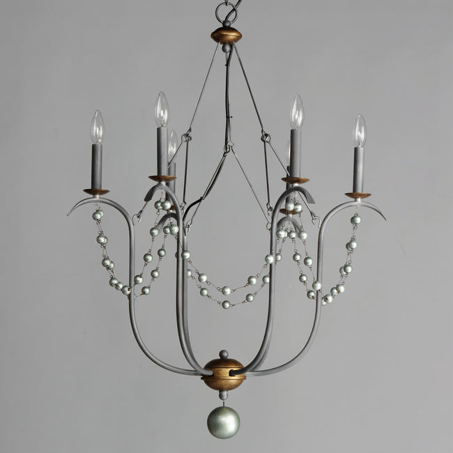 20486GN - 6 Light Formosa 27" Chandelier - Golden Noir