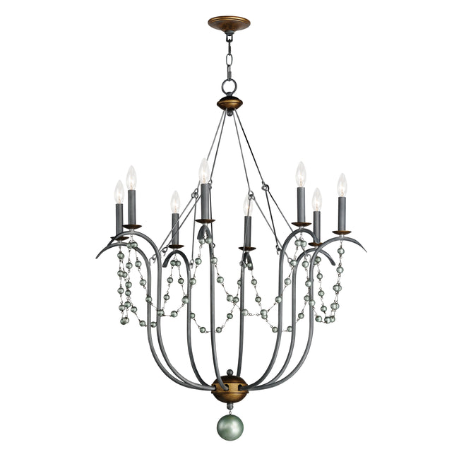 20488GN - 8 Light Formosa 32" Chandelier - Golden Noir