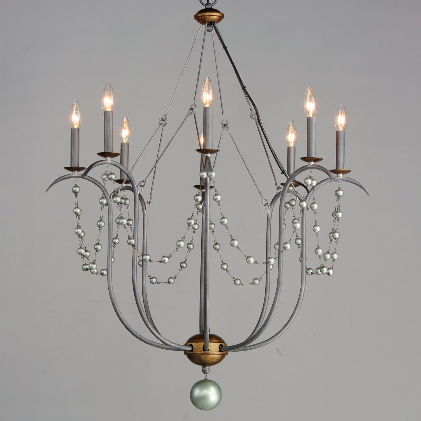20488GN - 8 Light Formosa 32" Chandelier - Golden Noir
