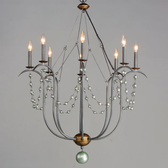 20488GN - 8 Light Formosa 32" Chandelier - Golden Noir