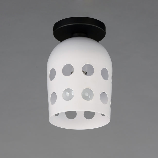 21240WTBK - Dottie 6.25" Flush Mount Ceiling Light - Black