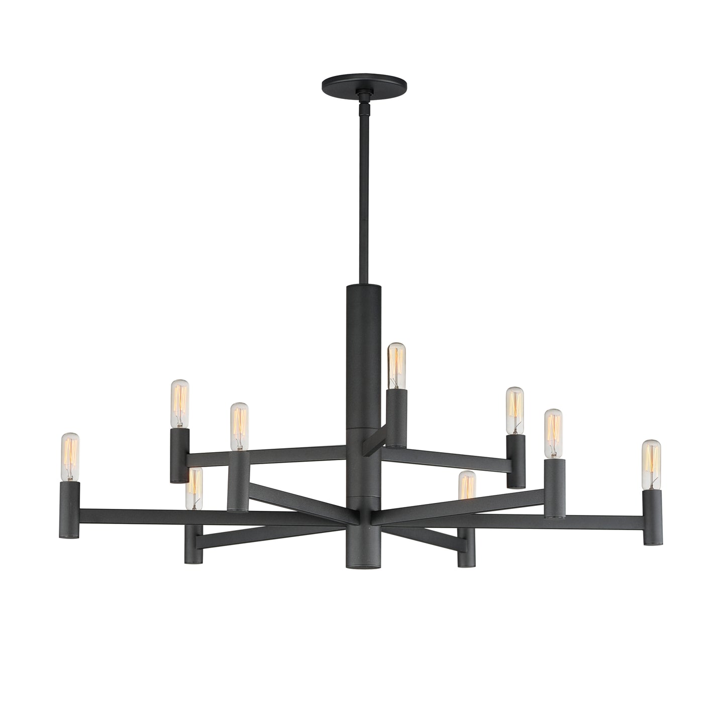 21369BK - 9 Light Emana 34" Chandelier - Black