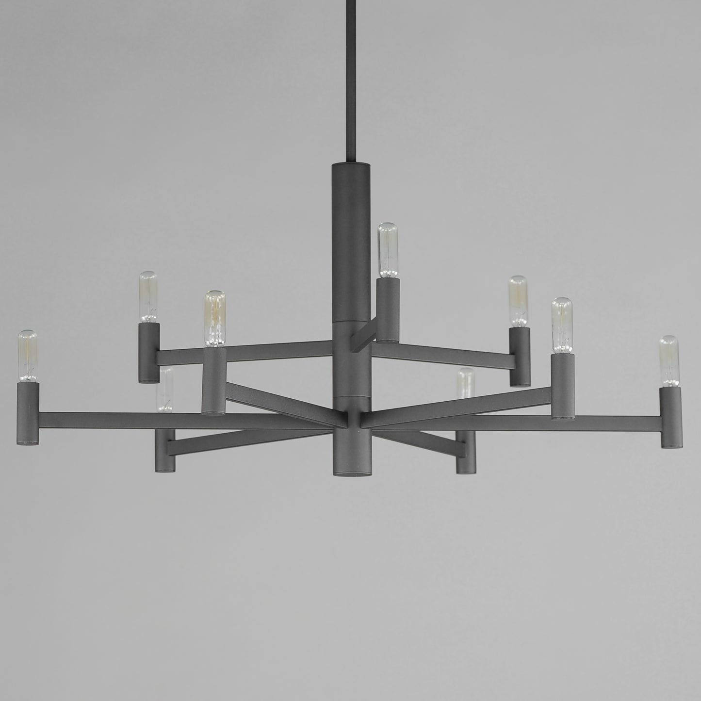 21369BK - 9 Light Emana 34" Chandelier - Black