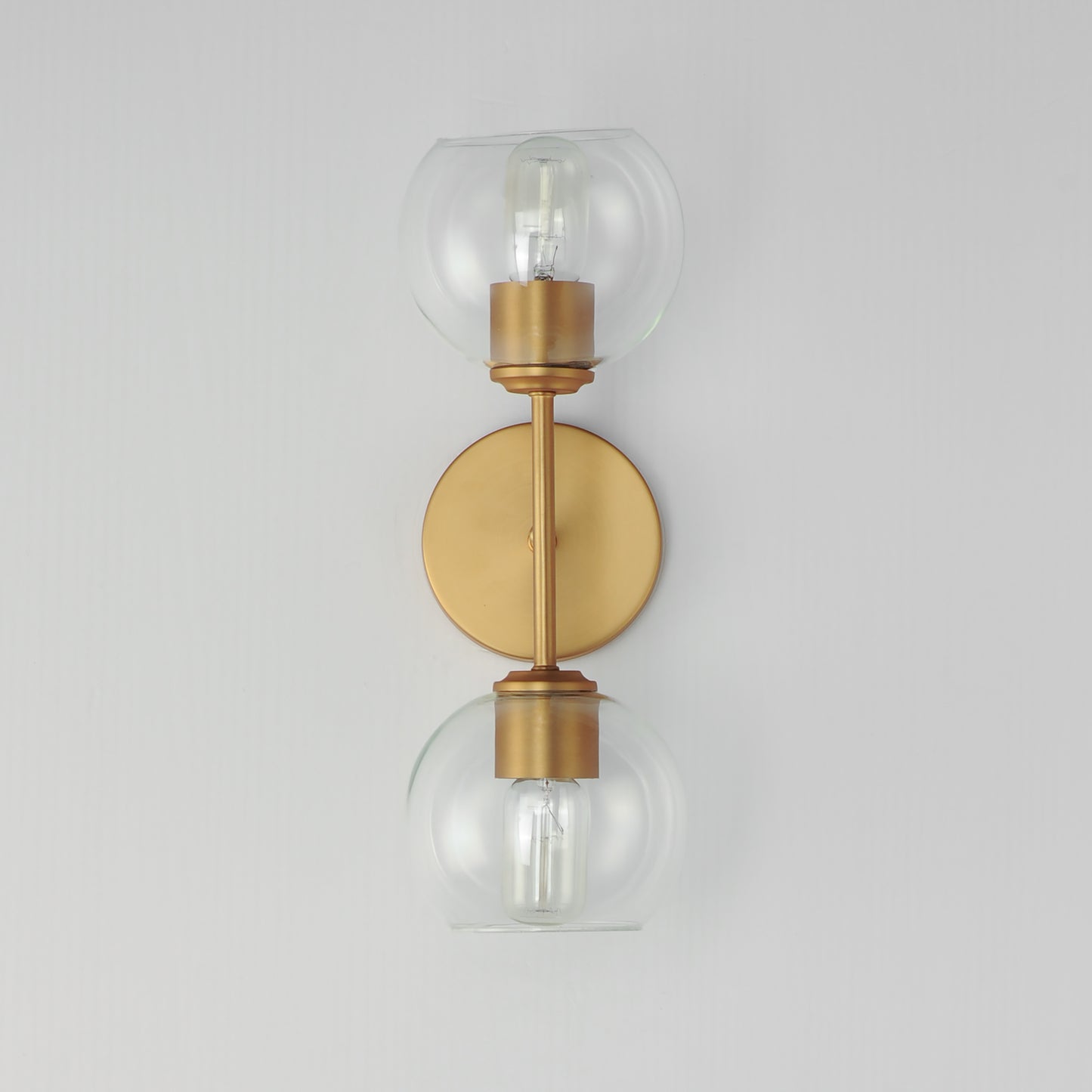 21632CLNAB - 2 Light Knox 19" Wall Sconce - Natural Aged Brass