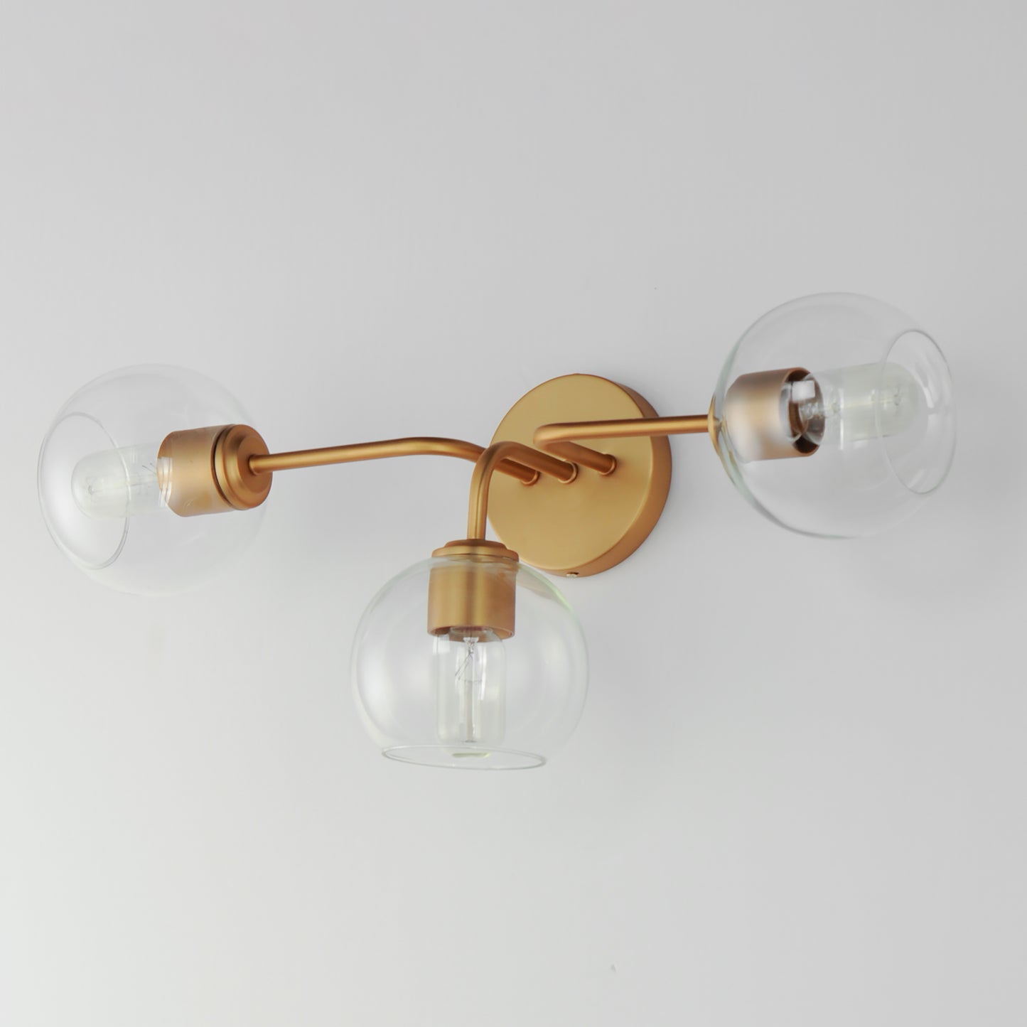 21633CLNAB - 3 Light Knox 26" Vanity Light - Natural Aged Brass