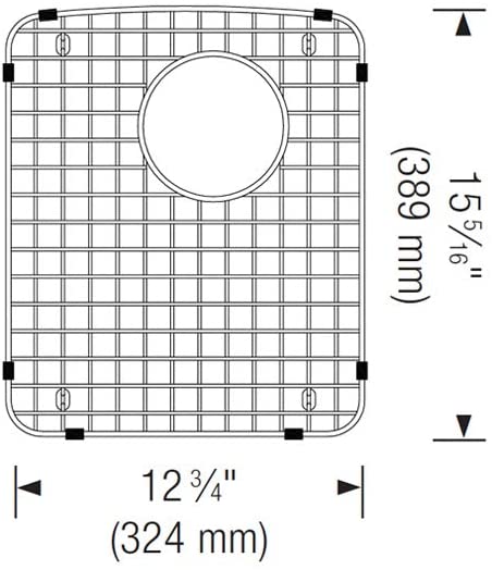 Stainless Steel Sink Grid Rack (Diamond Double Left Bowl)