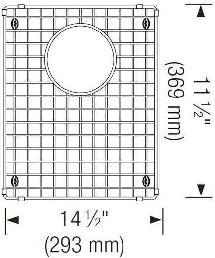 Stainless Steel Sink Grid (Precision & Precision 10 1-3/4 Bowl right bowl & Quatrus 518169)