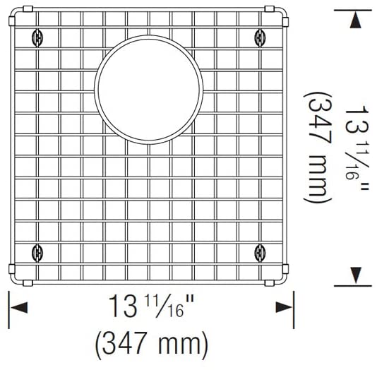 Stainless Steel Sink Grid (Precision & Precision 10 Bar Sinks & Quatrus 518168)