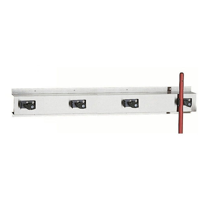 Bobrick 223X36 - 36" Mop and Broom Holder in Satin Stainless Steel
