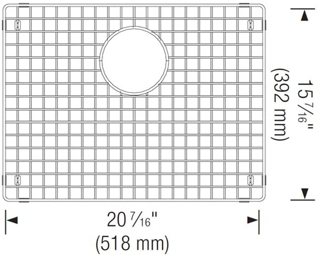 Stainless Steel Grid (Precision 16" sinks)
