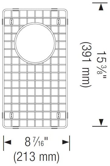 Stainless Steel Sink Grid (Precision 16" sinks)